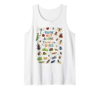 You're Not Alone There are Bugs Creepy Insect Humour Art Débardeur