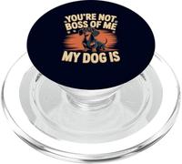 You're Not The Boss of Me Adorable Chien Teckel Saucisse PopSockets PopGrip pour MagSafe