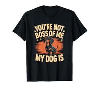 You're Not The Boss of Me Adorable Chien Teckel Saucisse T-Shirt