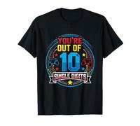 You're Out of Single Digits 10th Birthday Funny 10 Years Old T-Shirt