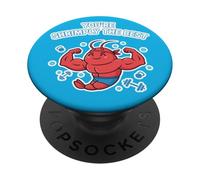 You're Shrimply The Best Motivational Fitness Pun Humour Blague PopSockets PopGrip Adhésif