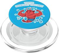 You're Shrimply The Best Motivational Fitness Pun Humour Blague PopSockets PopGrip pour MagSafe