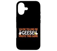 You're Telling Me Geese Wrote This Song Producer Music Meme Coque pour iPhone 17