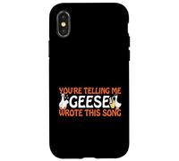 You're Telling Me Geese Wrote This Song Producer Music Meme Coque pour iPhone X/XS