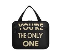 You're The 1 Trousse de maquillage à suspendre pour femme avec crochet, sac de rasage lavable pour homme pour voyageurs, voyage bolsas de maquillaje para Mujer L