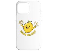 You're The Best Zest Funny Cute Lemon Pun Déclaration Positive Coque pour iPhone 16 Pro Max