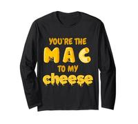 You're The Mac to My Cheese - Cheesy Food Lover Apparel Manche Longue