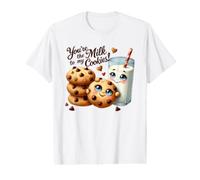 You're The Milk to My Cookies Lot de 2 Plats Mignons T-Shirt Graphique avec Valeur
