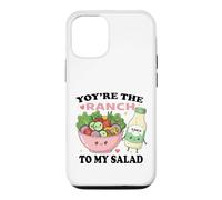 You're The Ranch to My Salad Cute Food Couple Coque pour iPhone 12/12 Pro