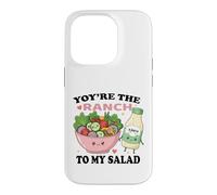 You're The Ranch to My Salad Cute Food Couple Coque pour iPhone 14 Pro