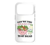 You're The Ranch to My Salad Cute Food Couple Coque pour iPhone 17 Pro