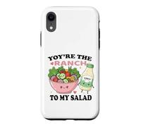You're The Ranch to My Salad Cute Food Couple Coque pour iPhone XR