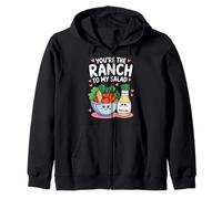 You're The Ranch to My Salad Jolie Saint-Valentin pour Hommes et Femmes Sweat à Capuche