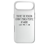 Youre The Reason I Don't Punch People at Work Funny Coworker Coque pour iPhone Air
