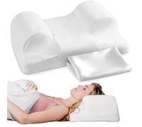 YourFacePillow Oreiller de beauté pour personne dormant sur le dos, oreiller cervical en mousse à mémoire de forme, soutien ergonomique du cou, du dos et des épaules Dormir sur le dos réduit la