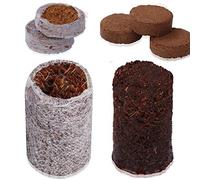 yourGEAR - Lot de 50 pastilles de coco - Sans tourbe - Terreau de coco biologique durable - Pour la culture d'herbes, de légumes et de plantes ornementales - Gonflement rapide sans piqué