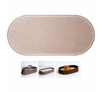 YourHobbyTools Base Ovale en Bois avec Trous de 11 mm pour Crochet - Fond de Panier Moïse, Fond en Bois pour Panier au Crochet, Plusieurs Tailles (70x35cm)