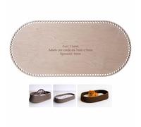 YourHobbyTools - Fond ovale en bois avec trous de 11 mm pour crochet, base pour panier de moïse, fond en bois pour berceau, fond pour paniers à faire soi-même, différentes tailles (70 x 40 cm)
