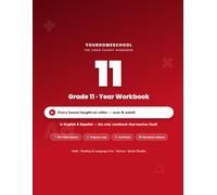 YourHomeschool Grade 11 Year Workbook: All Four Subjects - Math, Reading & Language Arts, Science, and Social Studies - with QR-Linked Video Lessons in English and Spanish