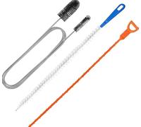 YOURKAY 3 piece goupillon canalisation, brosse canalisation, deboucheur evier, goupillon long, furet canalisation pour cuisines, salles de bains, baignoires, douches et éviers