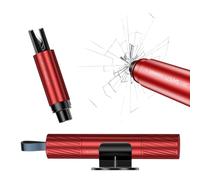 YOURKAY Brise Vitre Coupe Ceinture, Casse Vitre Voiture et Coupe Ceinture, Marteau de Sauvetage, Outil D'évacuation de Verre d'urgence (Rose)