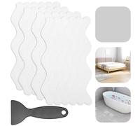 YOURKAY Lot de 24 autocollants antidérapants pour baignoire en Peva, bandes antidérapantes pour douche, baignoire, cuisine, sauna, escalier