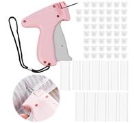 YOURKAY Quick Clothing Fixer Set avec 50 boutons automatiques pour ours, 12 aiguilles pour colle, fixateur de vêtements, pistolet à étiquettes miniature, pistolet à couture rapide de vêtements