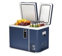 YOURLITE Glacière Électrique à Compression 45L,Réfrigérateur à Double Zone