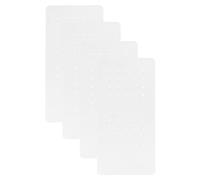 YOUROU Lot de 4 panneaux perforés modulaires en métal avec cadre, étagères murales robustes pour outils de garage (18,2 x 36,5 cm)