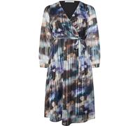 Yours Curve Robe cache-caur Yours Curve London en satin Bleu EU 50 (UK 22)