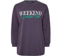 Yours Curve T-shirt Yours Curve à manches longues côtelé avec poignet