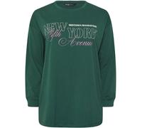 Yours Curve T-shirt Yours Curve à manches longues côtelé avec poignet