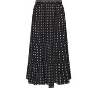 Yours Curve Yours Curve Black 100% Cotton Swiss Dot Tiered Maxi Skirt Black EU 50-52 (UK 22-24)
