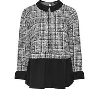 Yours Curve Yours Curve Black 2 In 1 Shirt Top Black EU 48 (UK 20)