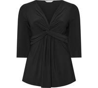 Yours Curve Yours Curve Black London Knot Front Top
