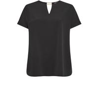 Yours Curve Yours Curve Black Notch Neck Blouse
