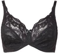 Yours Curve Yours Curve Black Stretch Lace Under Wired Non Padded Bra