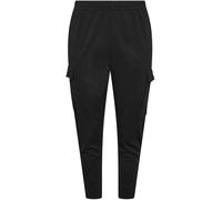 Yours Curve Yours Curve Black Tailored Scuba Pocket Trousers