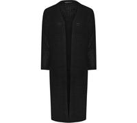Yours Curve Yours Curve Black Waffle Knit Maxi Cardigan
