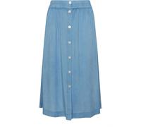 Yours Curve Yours Curve Blue Chambray Button Maxi Skirt Blue EU 46 (UK 18)