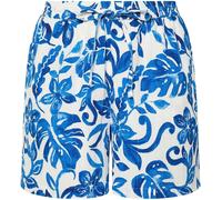 Yours Curve Yours Curve Blue Textured Drawstring Shorts Blue EU 46 (UK 18)