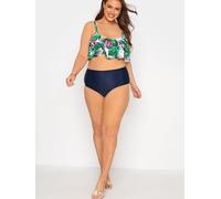 Yours Curve Yours Curve Blue Tummy Control Bikini Briefs