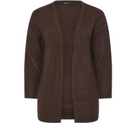 Yours Curve Yours Curve Brown Essential Knitted Cardigan