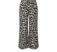 Yours Curve Yours Curve Grey Leopard Print Pull On Trousers