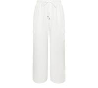 Yours Curve Yours Curve Natural Linen Look Cargo Trousers