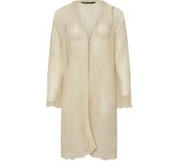 Yours Curve Yours Curve Natural Midi Pointelle Cardigan