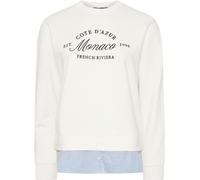 Yours Curve Yours Curve Natural Monaco Detail Sweatshirt Shirt
