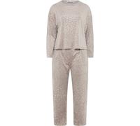 Yours Curve Yours Curve Natural Super Luxe Embossed Lounge Set