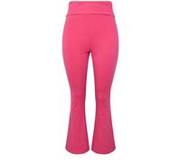 Yours Curve Yours Curve Pink Limited Fold Over Kick Flare Trousers