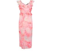 Yours Curve Yours Curve Pink Ruffle Maxi Dress Pink EU 54-56 (UK 26-28)
